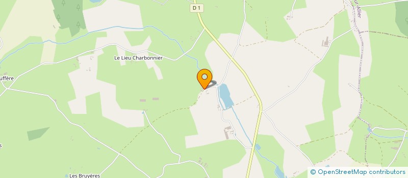 localisation de l'entreprise MONSIEUR MANUEL BONNEAU à COULEUVRE