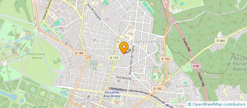 localisation de l'entreprise MONSIEUR MANUEL BONNET à VERSAILLES