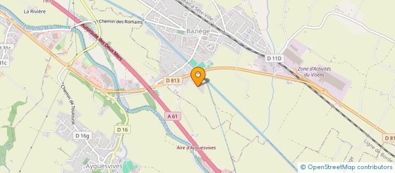 localisation de l'entreprise MONSIEUR MANUEL BORGES  BAZIEGE