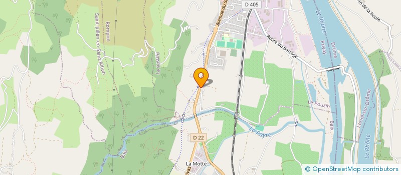 localisation de l'entreprise MONSIEUR MANUEL BORIS  LE POUZIN