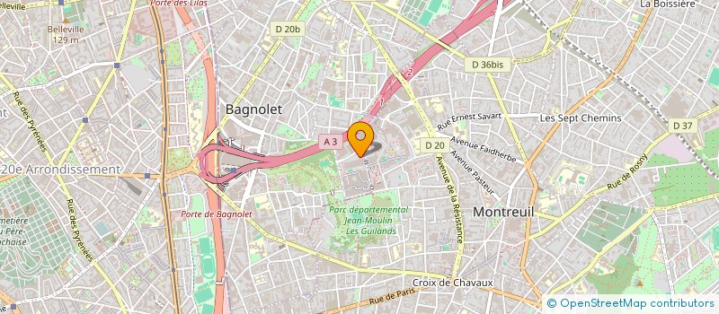localisation de l'entreprise MONSIEUR MANUEL BOUKAZIA à BAGNOLET