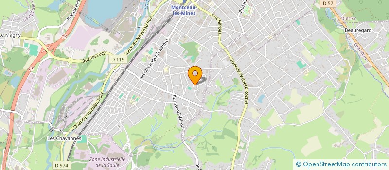 localisation de l'entreprise MONSIEUR MANUEL BRAC  MONTCEAU-LES-MINES