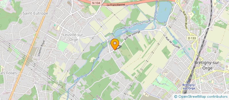 localisation de l'entreprise MONSIEUR MANUEL BRAGA PODENCE à BRETIGNY-SUR-ORGE