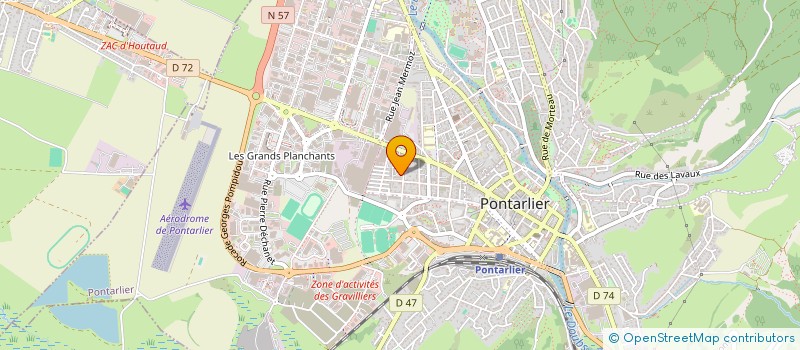 localisation de l'entreprise MONSIEUR MANUEL BUCO  PONTARLIER