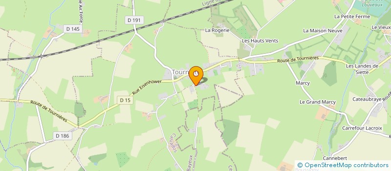 localisation de l'entreprise MONSIEUR MANUEL BUHOURS  LE MOLAY-LITTRY