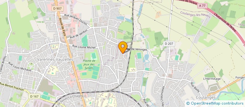 localisation de l'entreprise MONSIEUR MANUEL CABANES  COULANGES-LES-NEVERS