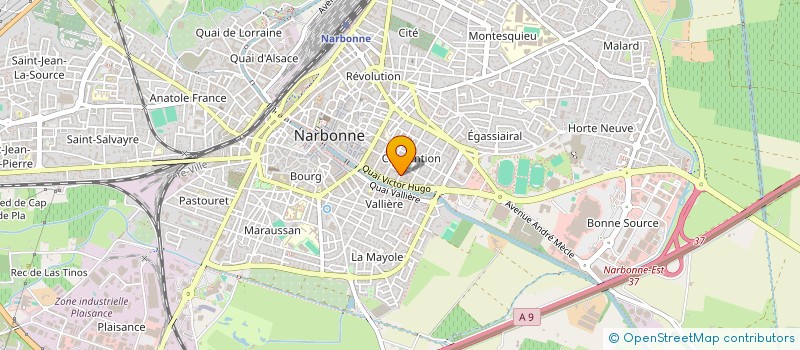 localisation de l'entreprise MONSIEUR MANUEL CALAHORRO  NARBONNE