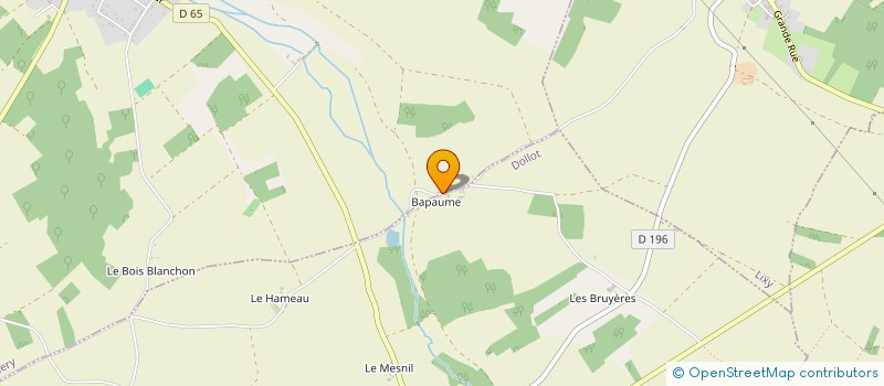 localisation de l'entreprise MONSIEUR MANUEL CAMEAU  DOLLOT