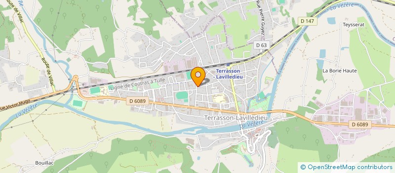 localisation de l'entreprise MONSIEUR MANUEL CAMPANA  TERRASSON-LAVILLEDIEU