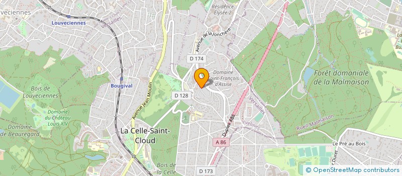 localisation de l'entreprise MONSIEUR MANUEL CAMPOS MARTINS  CELLE-SAINT-CLOUD (LA)