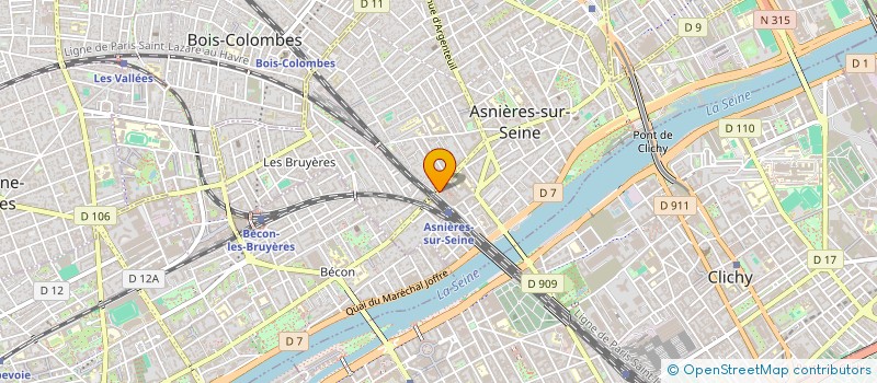 localisation de l'entreprise MONSIEUR MANUEL CANELAS DE ALMEIDA  ASNIERES-SUR-SEINE