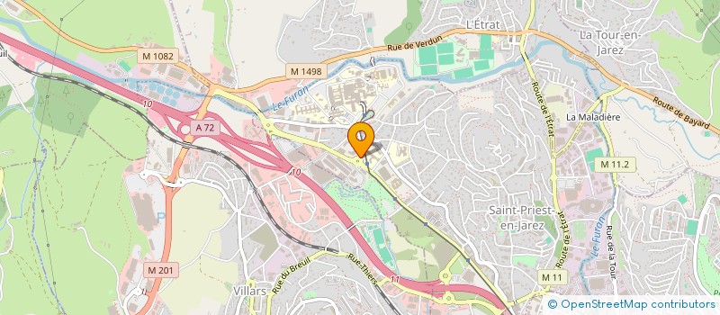 localisation de l'entreprise MONSIEUR MANUEL CAPEL  SAINT-PRIEST-EN-JAREZ