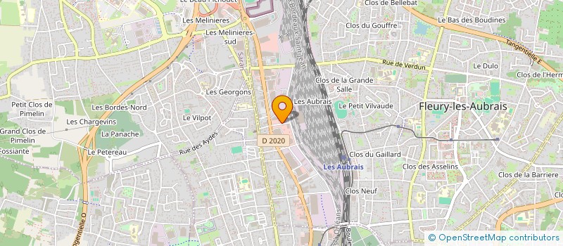 localisation de l'entreprise MONSIEUR MANUEL CARDANTE RAMOS  FLEURY LES AUBRAIS
