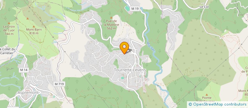 localisation de l'entreprise MONSIEUR MANUEL CARRASCO à TOURRETTE-LEVENS