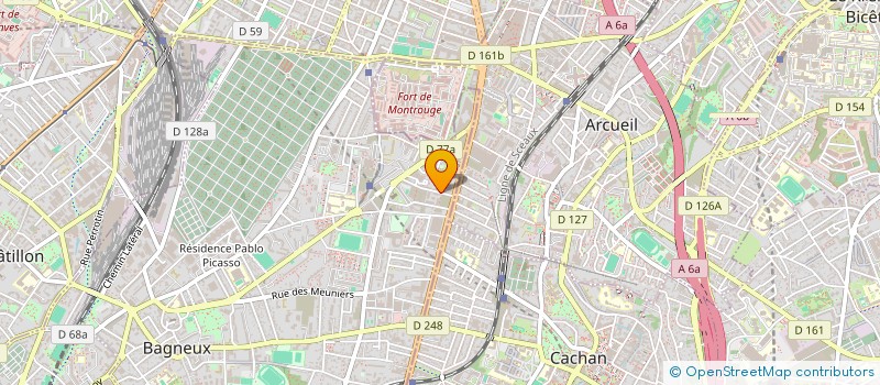 localisation de l'entreprise MONSIEUR MANUEL CARRASQUEIRA à BAGNEUX