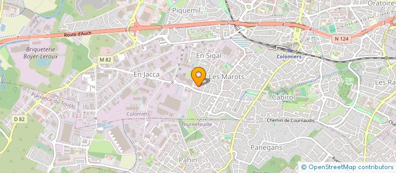 localisation de l'entreprise MONSIEUR MANUEL CARRION à COLOMIERS