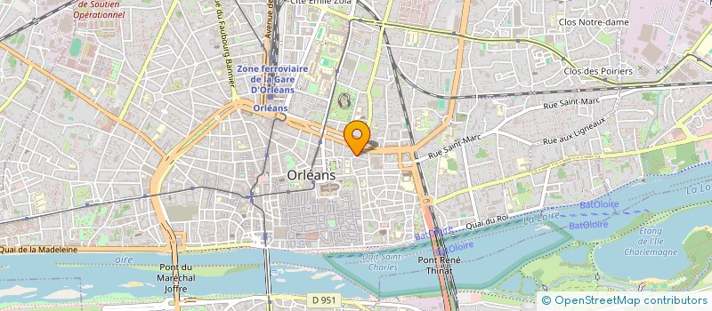localisation de l'entreprise MONSIEUR MANUEL CARVALHO DA SILVA à ORLEANS