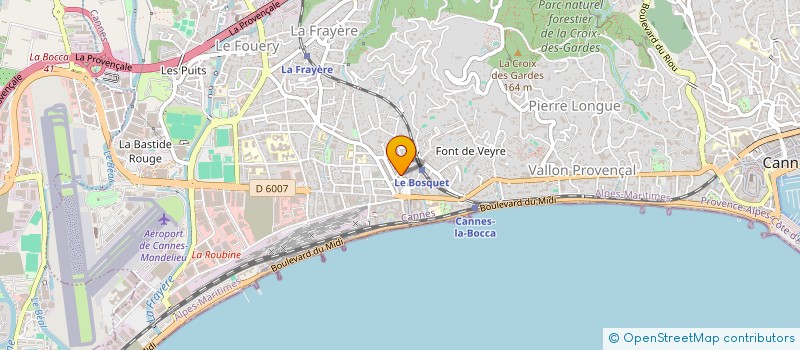 localisation de l'entreprise MONSIEUR MANUEL CARVALHO MENDES SILVA à CANNES