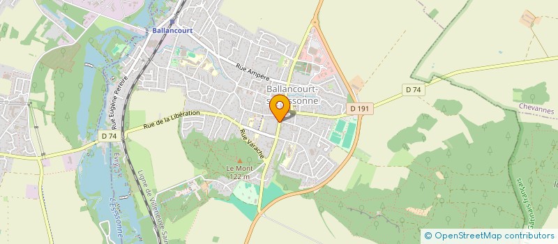 localisation de l'entreprise MONSIEUR MANUEL CERQUEIRA FERNANDES  BALLANCOURT-SUR-ESSONNE