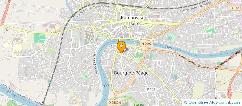 localisation de l'entreprise MONSIEUR MANUEL CHARIGNON à BOURG-DE-PEAGE