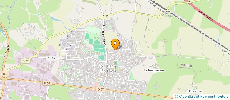 localisation de l'entreprise MONSIEUR MANUEL CHEVALIER à BONCHAMP-LES-LAVAL