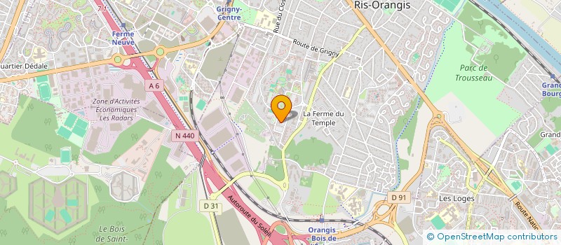 localisation de l'entreprise MONSIEUR MANUEL CHULA à RIS-ORANGIS