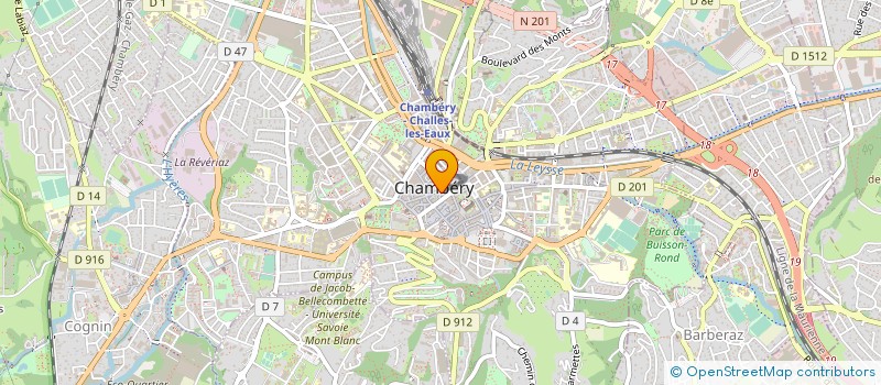 localisation de l'entreprise MONSIEUR MANUEL CLAIRICE à CHAMBERY