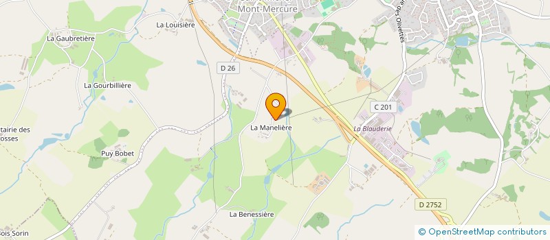 localisation de l'entreprise MONSIEUR MANUEL CLEMENCEAU  SEVREMONT