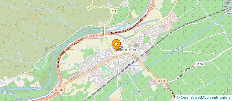 localisation de l'entreprise MONSIEUR MANUEL CLEUET  ILLE-SUR-TET