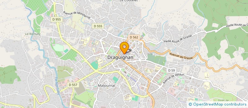 localisation de l'entreprise MONSIEUR MANUEL COATENTIEC  VIDAUBAN