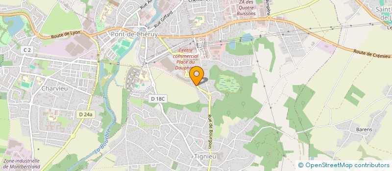 localisation de l'entreprise MONSIEUR MANUEL COELHO à TIGNIEU-JAMEYZIEU