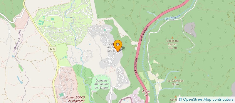 localisation de l'entreprise MONSIEUR MANUEL COMTE à FREJUS