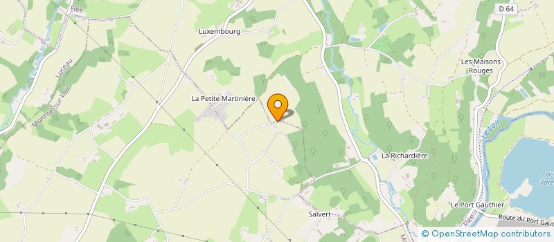 localisation de l'entreprise MONSIEUR MANUEL CORMIER  MONTVAL-SUR-LOIR