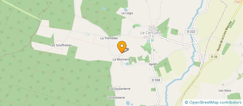 localisation de l'entreprise MONSIEUR MANUEL CORTEBEECK à LE CERCUEIL