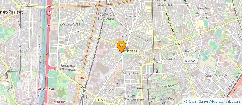 localisation de l'entreprise MONSIEUR MANUEL COSINHA à GRENOBLE