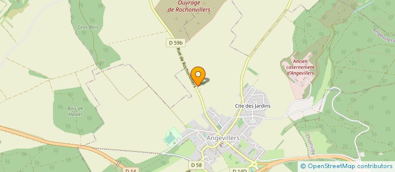 localisation de l'entreprise MONSIEUR MANUEL COSTA  ANGEVILLERS