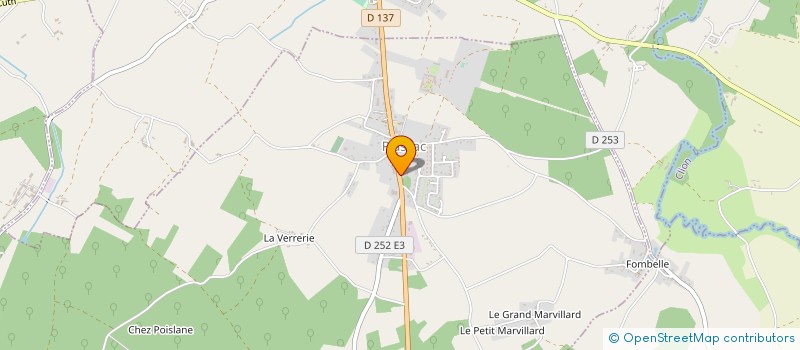 localisation de l'entreprise MONSIEUR MANUEL COUIN  PLASSAC