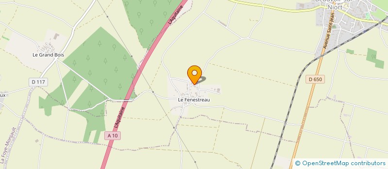 localisation de l'entreprise MONSIEUR MANUEL COUSSY  BEAUVOIR-SUR-NIORT