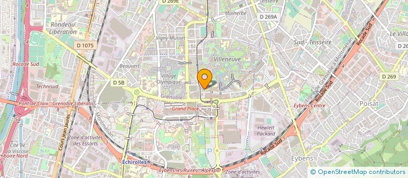 localisation de l'entreprise MONSIEUR MANUEL CREGO  GRENOBLE