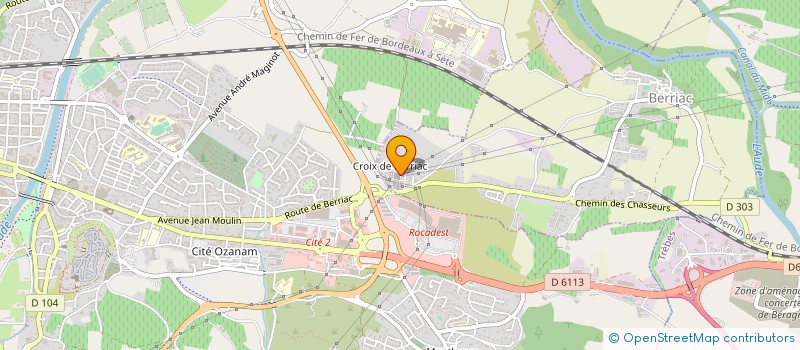 localisation de l'entreprise MONSIEUR MANUEL CREYGOLLES à BERRIAC