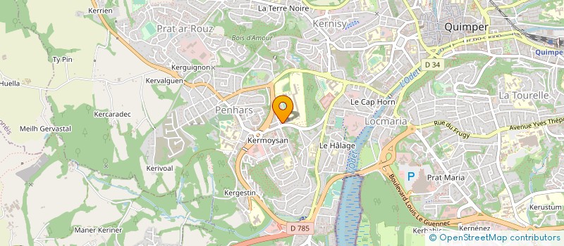 localisation de l'entreprise MONSIEUR MANUEL CRISTINA à QUIMPER
