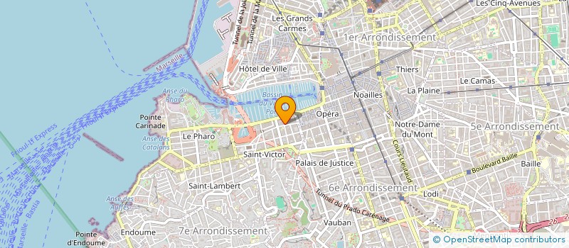 localisation de l'entreprise MONSIEUR MANUEL CULOT  MARSEILLE