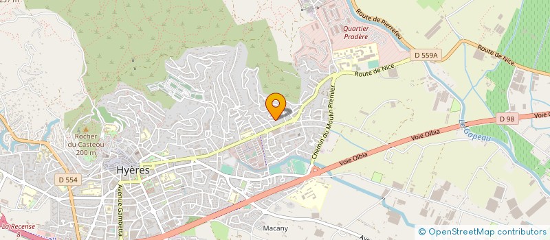 localisation de l'entreprise MONSIEUR MANUEL D ANCONA  HYERES