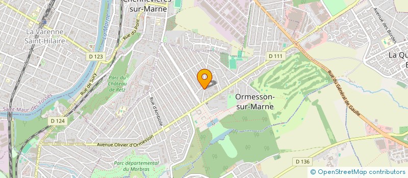 localisation de l'entreprise MONSIEUR MANUEL DA COSTA à ORMESSON-SUR-MARNE