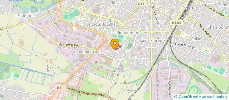 localisation de l'entreprise MONSIEUR MANUEL DA COSTA à NIORT