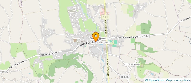 localisation de l'entreprise MONSIEUR MANUEL DA COSTA DA SILVA  SAINT-SIMEON-DE-BRESSIEUX