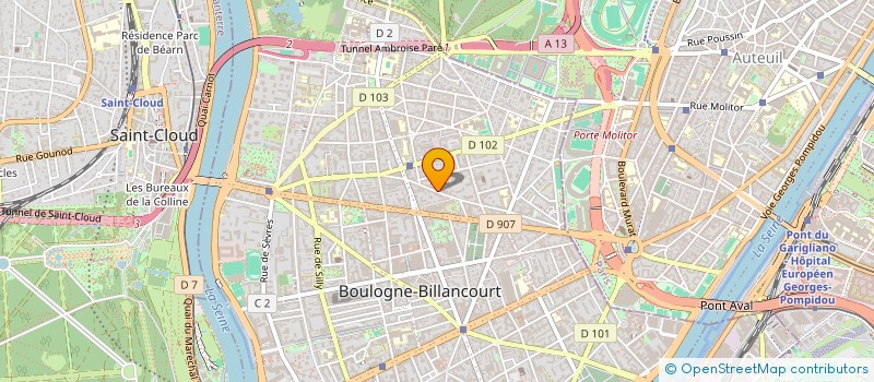 localisation de l'entreprise MONSIEUR MANUEL DA COSTA LOPES à BOULOGNE-BILLANCOURT