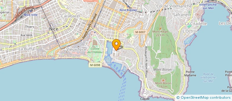 localisation de l'entreprise MONSIEUR MANUEL DA CUNHA FREITAS à NICE