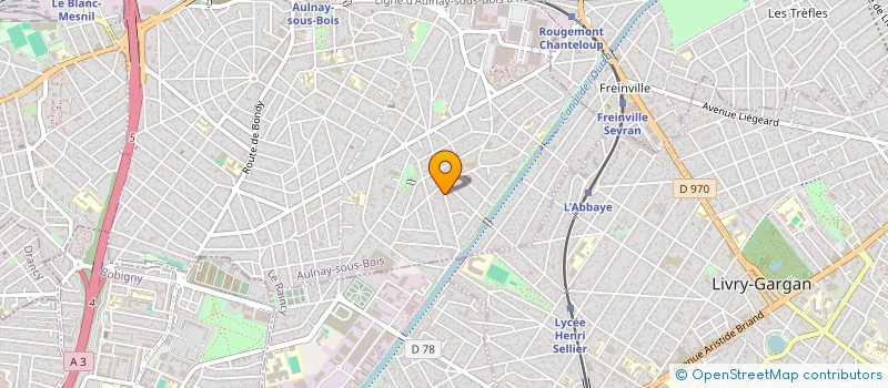 localisation de l'entreprise MONSIEUR MANUEL DA SILVA à AULNAY SOUS BOIS