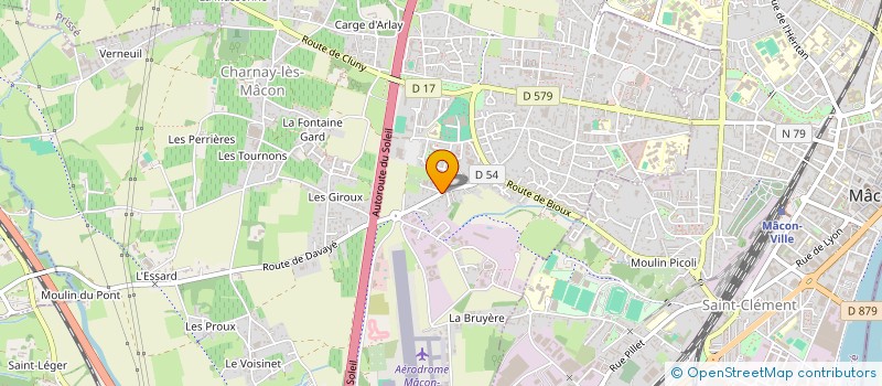 localisation de l'entreprise MONSIEUR MANUEL DA SILVA  CHARNAY-LES-MACON